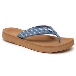 MINNETONKA Fabric Flip Flops